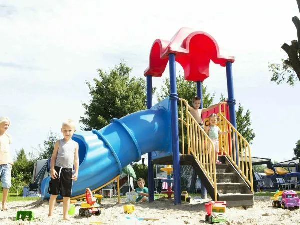 Play area for children at Roan camping 't Veld.
