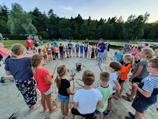 Children's entertainment at Roan camping 't Veld.