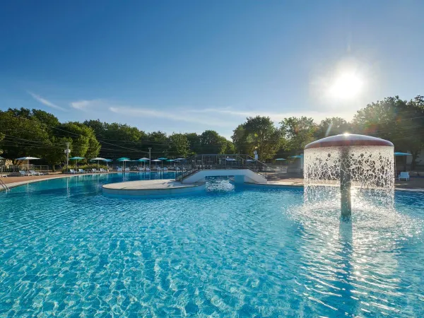 Swimming pool at Roan camping Bijela Uvala.