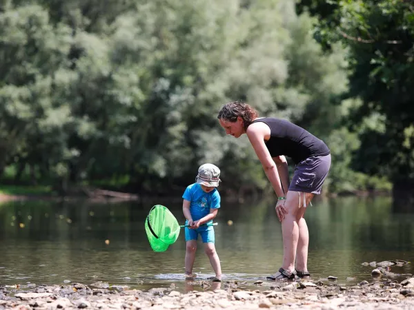 Fishing at Roan camping de Bonnal.