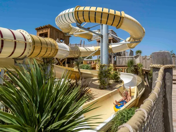 Water slide at Roan camping Serignan Plage.