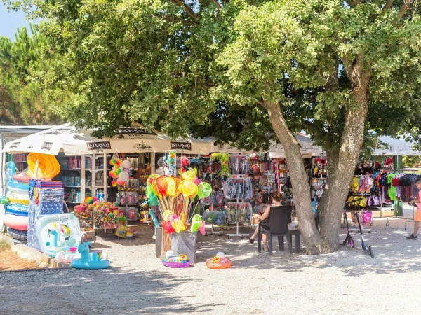 Bazaar at Roan camping Park Umag.