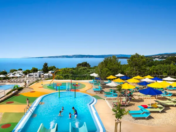 Children's pools at Roan camping Krk Camping Resort.