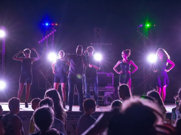 Evening show at Roan campsite Marina Di Venezia.