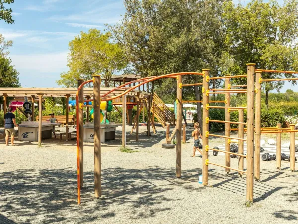 Playground at Roan camping hu Montescudaio village.