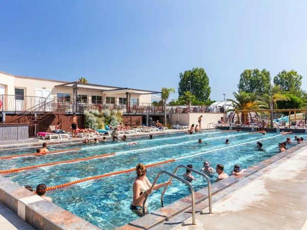 Main pool of Roan camping La Sardane.