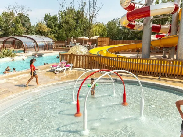 Children's pool at Roan camping La Chapelle.