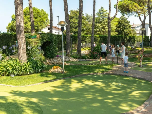 Miniature golf at Roan camping Marina Di Venezia.