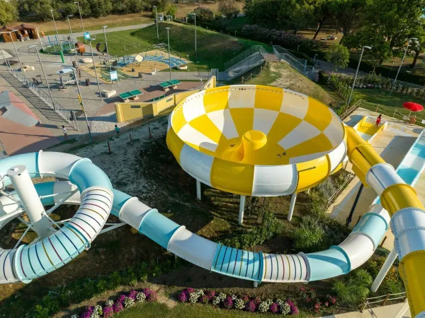 Aquatube slide at Roan camping Pra'delle Torri.