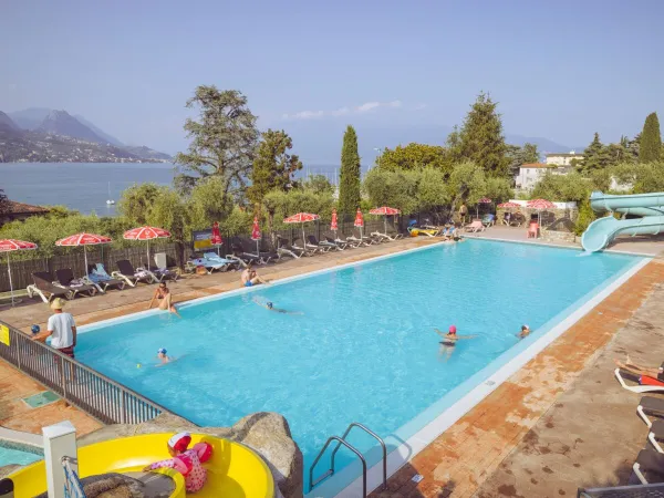 Overview pool at Roan camping Eden.