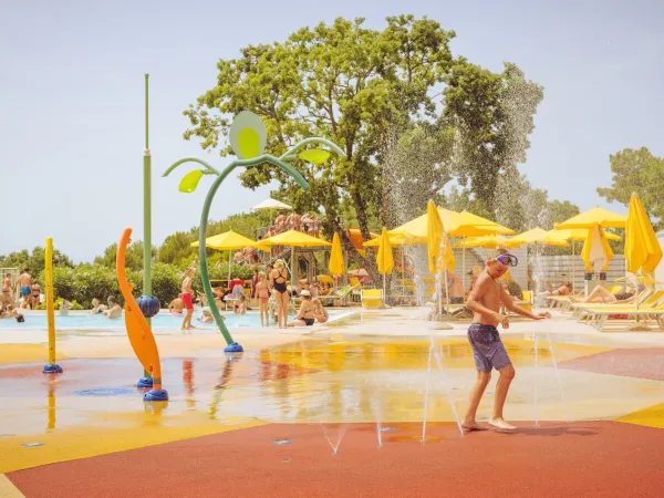 Spraypark at Roan camping Lanterna.