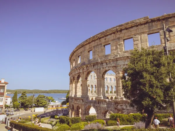 The city of Pula, Croatia.