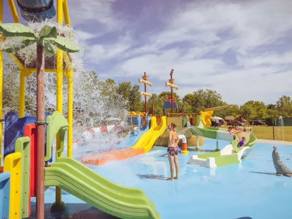 Water playground at Roan camping Bi Village.