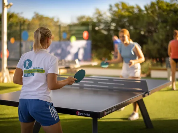 Play table tennis at Roan camping Krk Camping Resort.