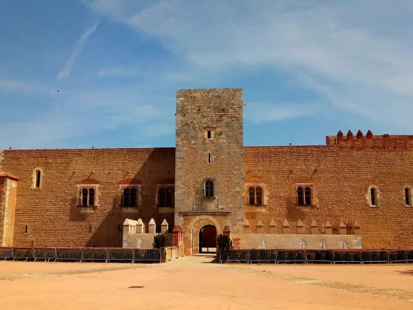 Castle in Perpignan at Roan camping Les Dunes.