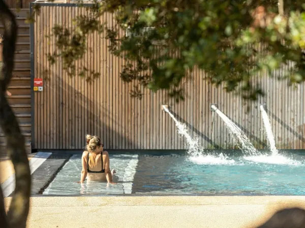 Relax pool at Roan camping Domaine Massereau.