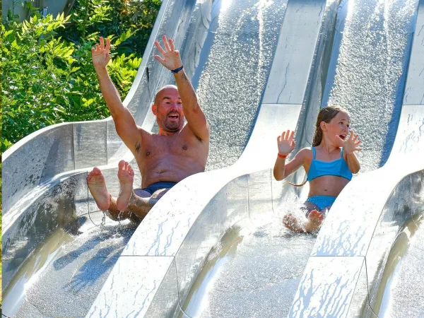 Water slide at Roan camping Verdon Parc.