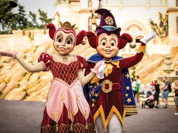 Pardoes and Pardijn in the Efteling Roan campsite Marvilla Parks Kaatsheuvel.