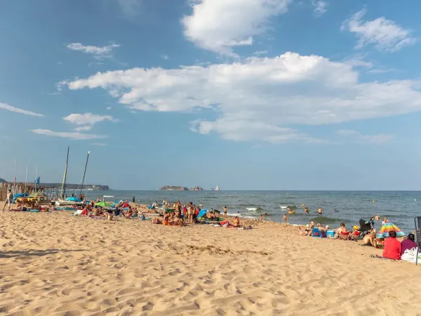 Cozy beach spot at Roan camping Playa Brava.