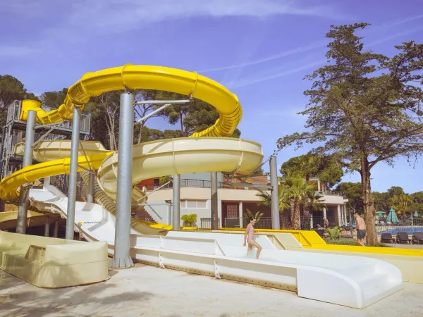 Long slides at Roan camping Internacional de Calonge.