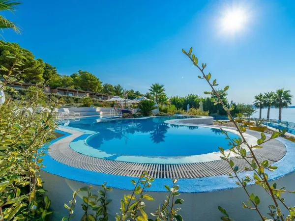 Swimming pool at Roan campsite Amadria Park Trogir.