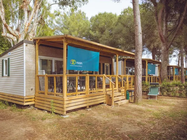 Premium Lounge mobile homes at Roan camping Le Capanne.