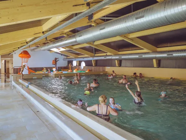 Indoor heated swimming pool Roan camping Marvilla Parks Kaatsheuvel.