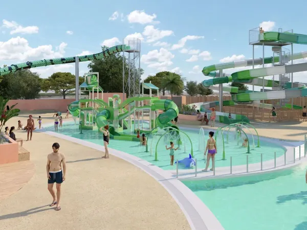 Completely renovated swimming pool opens in 2025 at Roan campsite Le Domaine du Clarys.