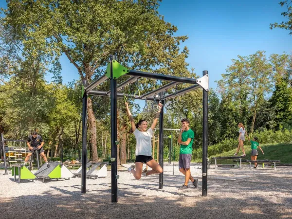 New section sports zone 2025 at Roan campsite Valkanela.