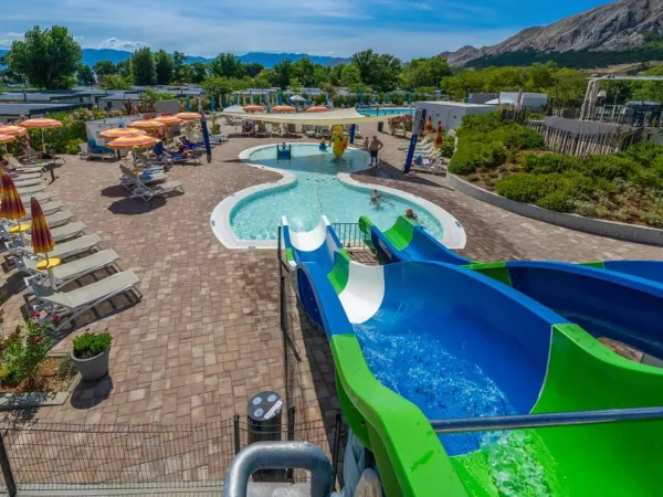 Slides at Roan camping Baška Beach Resort
