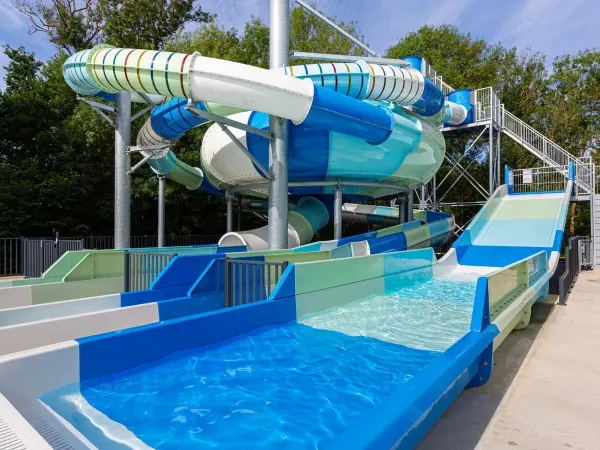 Slides at Roan camping Domaine de la Brèche.