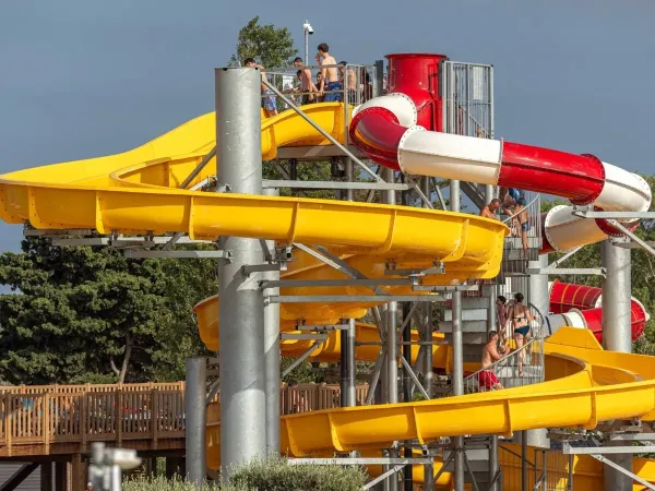 Slides at Roan camping Les Dunes.