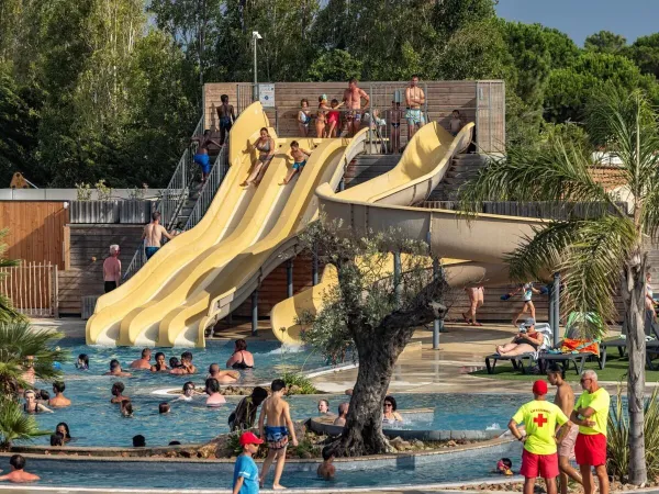 Slides at Roan camping Les Dunes.