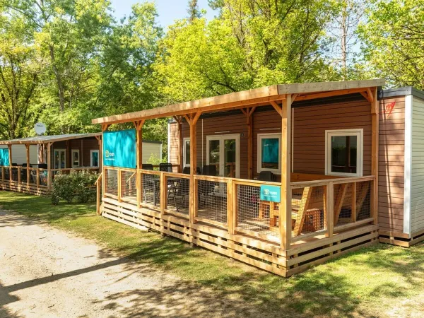 The Premium Lounge at Roan camping Château de Fonrives.