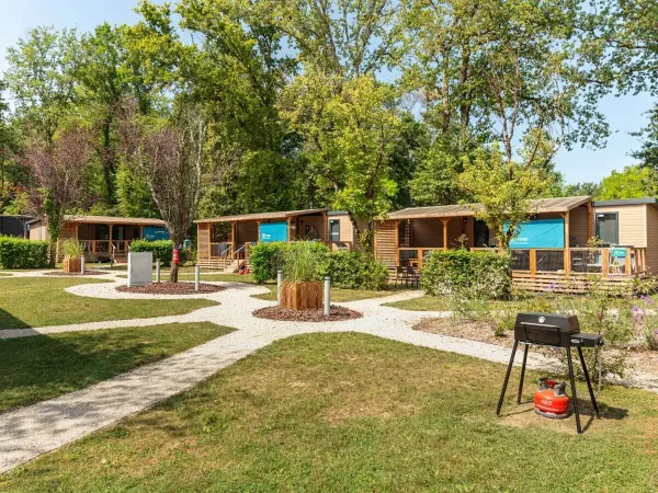The Supreme Plus Lounge accommodation at Roan camping Château de Fonrives.
