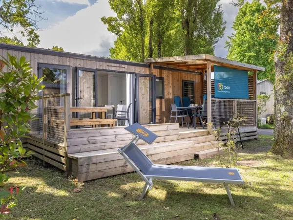 The Premium mobile home at Roan camping Mayotte Vacances.