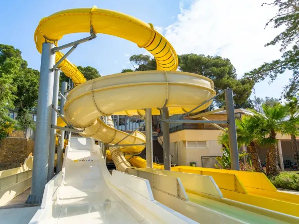 Long slides at Roan camping Internacional de Calonge.