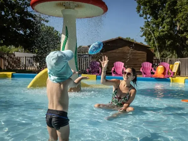 Children's pool at Roan camping Méditerranée Plage.
