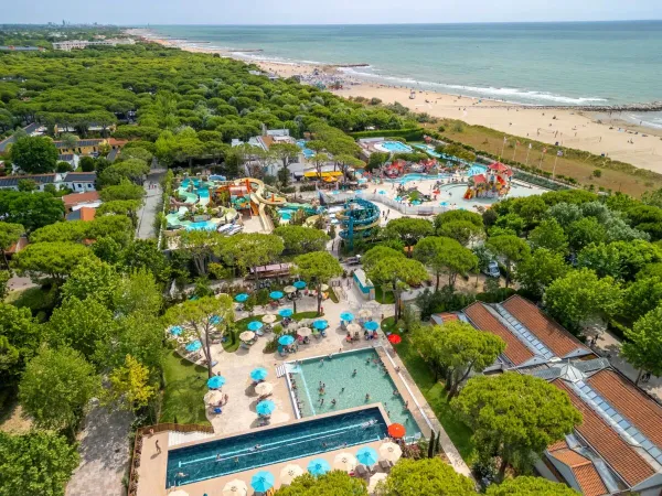 Renewed swimming pool in season 2025 at Roan campsite Union Lido Mare.