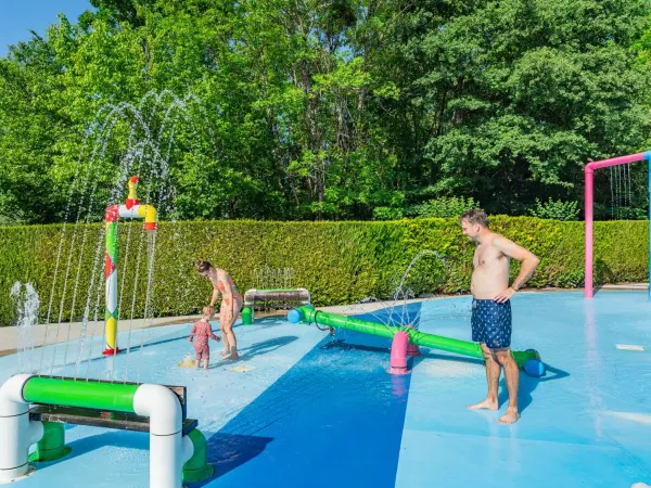 Spraypark at Roan camping de Bonnal.