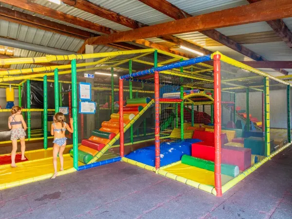 Indoor playground at Roan camping de Galaure.