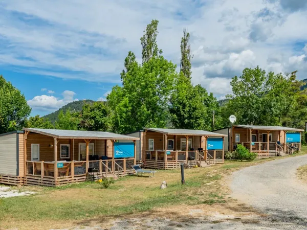 Premium Lounge mobile homes at Roan campsite Les Collines de Castellane.