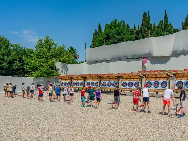 Archery at Roan camping La Sirène.