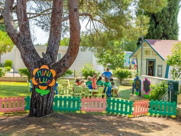 Kids' club at Roan camping Valkanela.