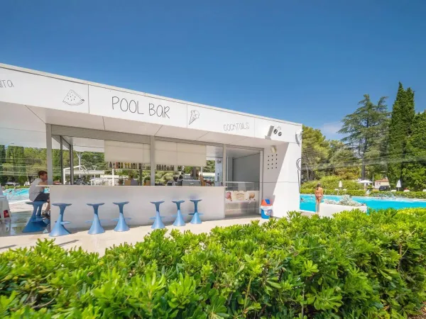 Pool bar at Roan camping Valkanela.