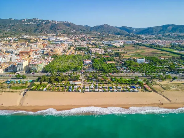 Lovely top view of Roan campsite Caballo de Mar.