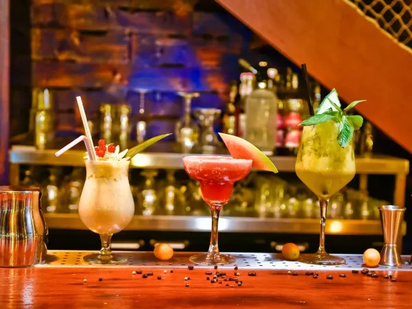 Tasty cocktails at Roan campsite Les Sables d'Or.