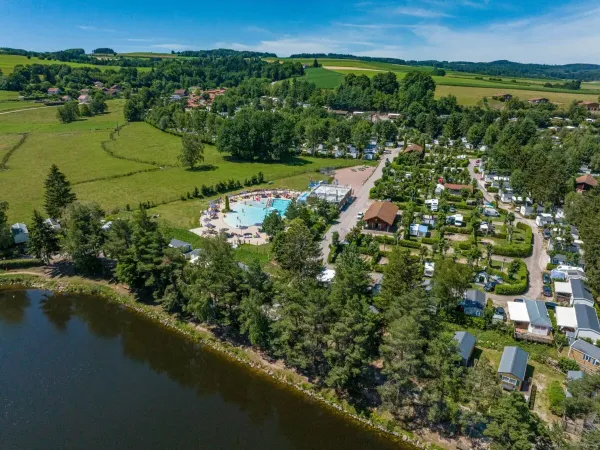 Overview of Roan camping Domaine des Bans.