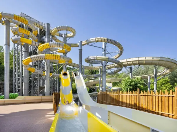 Spectacular slides at Roan camping Le Pommier.