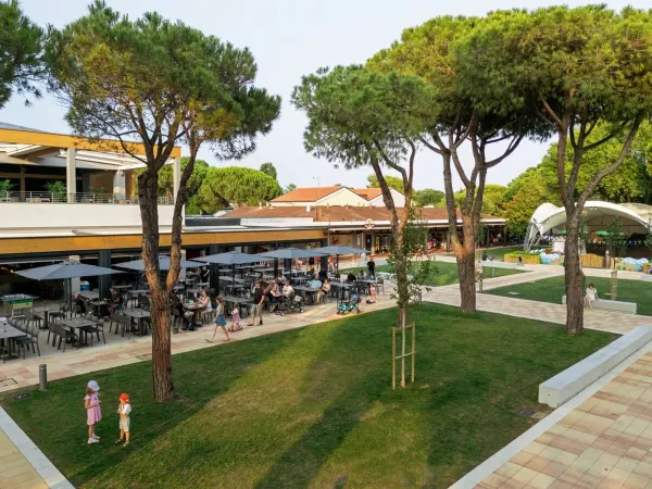 The new restaurant at Roan campsite Pra'delle Torri.